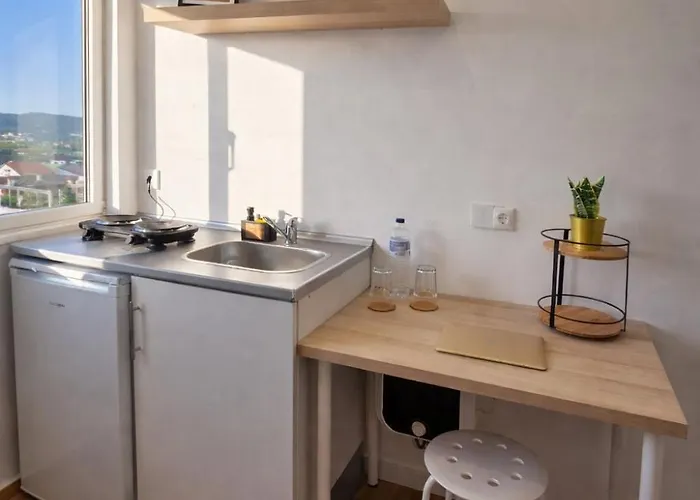 Duo - Mini Cozinha Privativa - Eficacia Living Apartment Abrantes